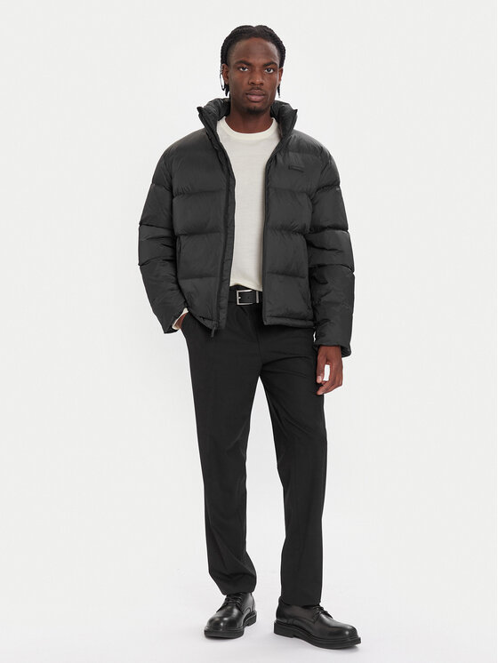 Calvin Klein Calvin Klein Kurtka puchowa LV04LD529G Czarny Regular Fit