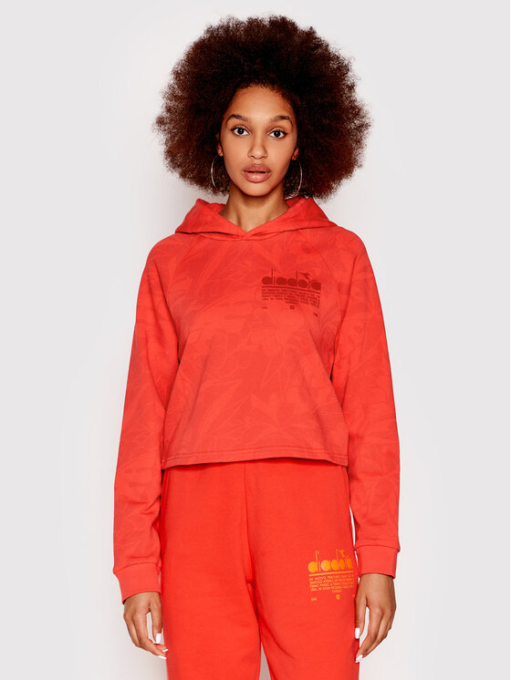 Diadora Diadora Bluza Manifesto 502.178413 Czerwony Regular Fit