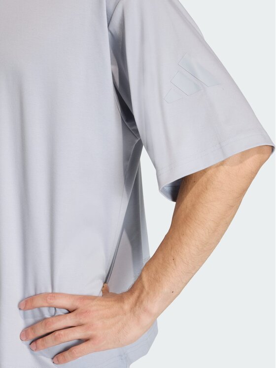 adidas adidas T-Shirt 154117 Szary Loose Fit