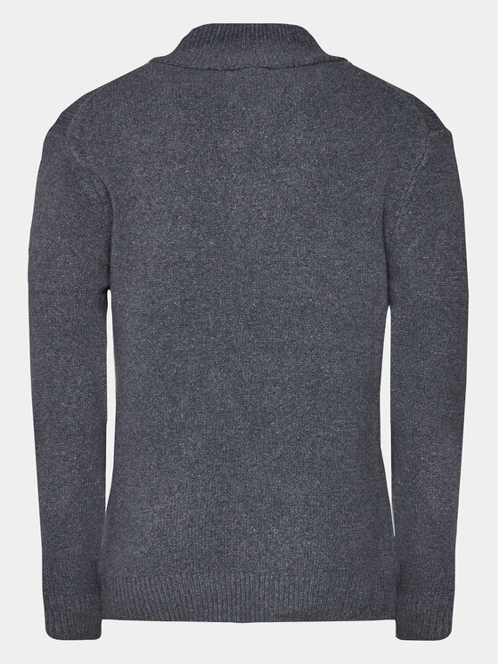 INDICODE INDICODE Pullover Lokant 35-722 Grau Regular Fit