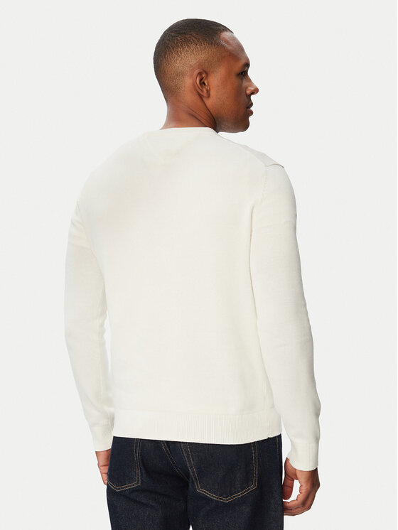 Tommy Jeans Tommy Jeans Džemperis Essential DM0DM22853 Balts Slim Fit
