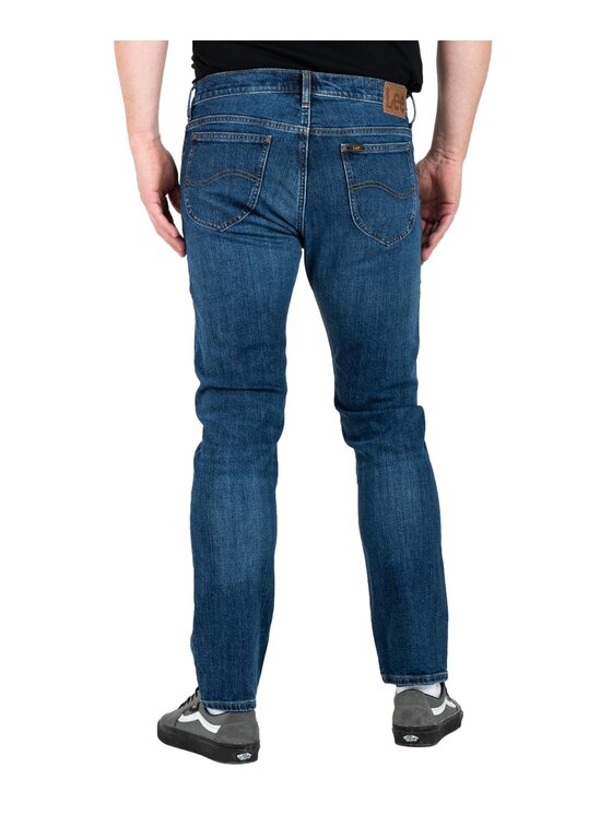 Lee Lee Jeansy 112358461 Niebieski Slim Fit