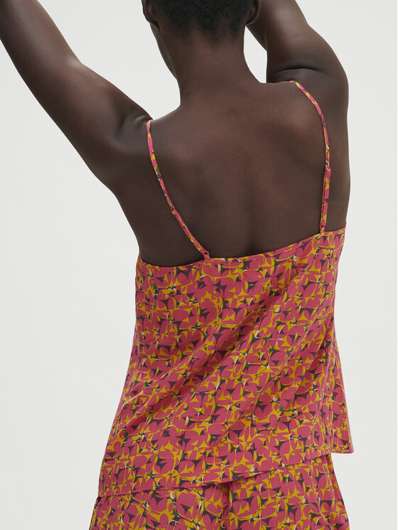 Simone Pérèle Simone Pérèle Pyžamový top Songe 18S900 Ružová Comfort Fit