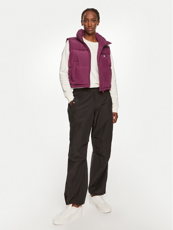 Tommy Jeans Tommy Jeans Безрукавка Alaska DW0DW18611 Бордовий Cropped Fit