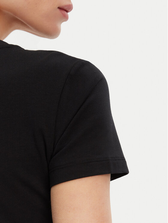 Fracomina Fracomina T-Shirt FP25ST3002J449N4 Czarny Regular Fit