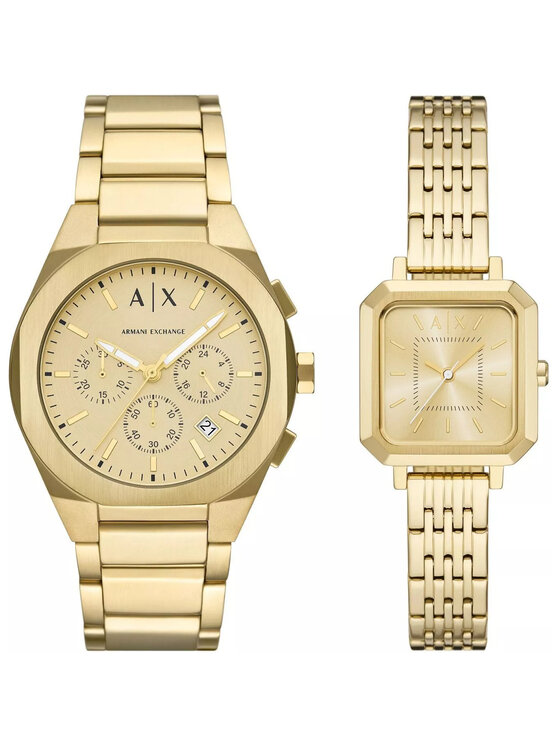 Armani Exchange Armani Exchange Hodinky AX7171SET Zlatá