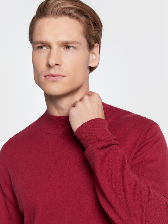 Wrangler Wrangler Maglione W8D12PXRO 112321350 Bordeaux Regular Fit