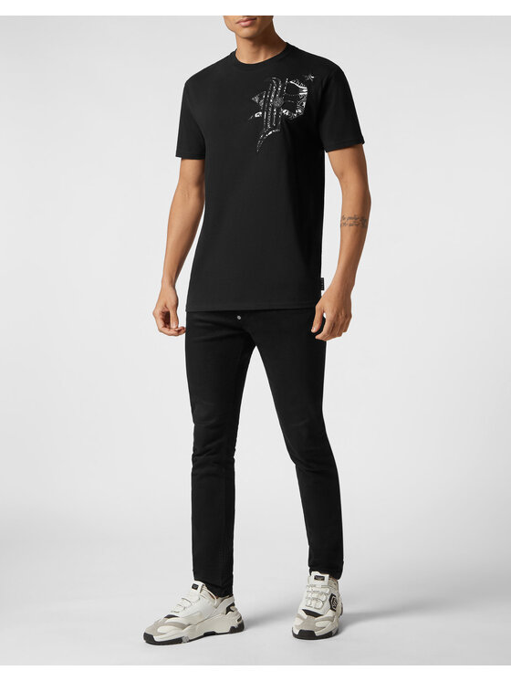 PHILIPP PLEIN PHILIPP PLEIN T-shirt 1649 Nero Regular Fit