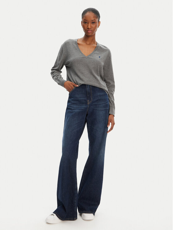 Polo Ralph Lauren Polo Ralph Lauren Sweter 211972105001 Szary Straight Fit