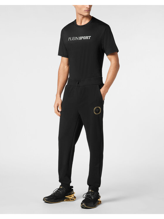 Plein Sport Plein Sport Joggery 14145 Czarny Jogger Fit