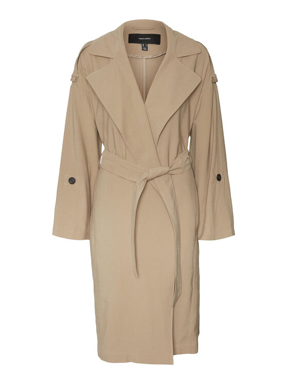 Vero Moda Vero Moda Trencz Bella 10252979 Beżowy Relaxed Fit