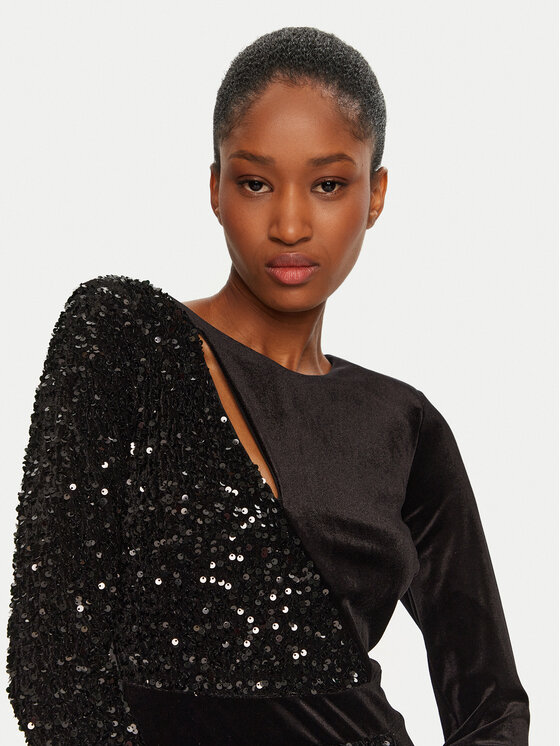 Rinascimento Rinascimento Abendkleid CFC0121945003 Schwarz Regular Fit