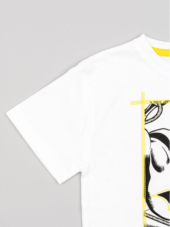 Zippy Zippy T-krekla un šortu komplekts Batman ZKBAP0602 23001 Balts Regular Fit