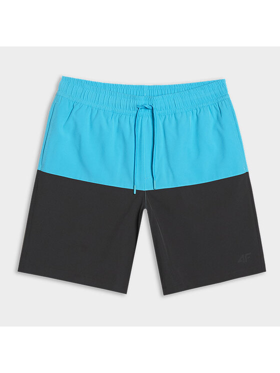 4F 4F Plážové šortky 4FWSS25UBDSM135-48S Modrá Regular Fit