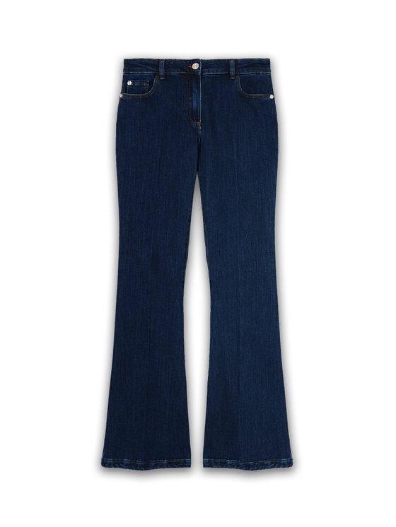 Motivi Motivi Jeansy P427Q704377N034 Niebieski Flare Fit