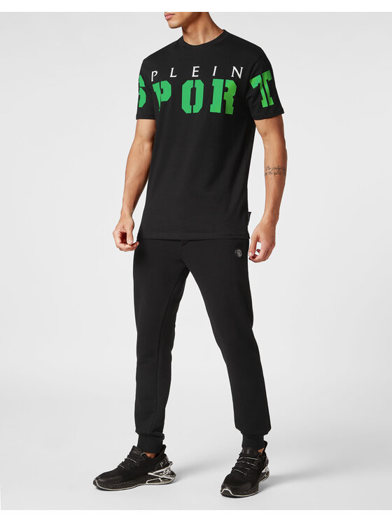 Plein Sport Plein Sport T-Shirt 1085 Czarny Regular Fit