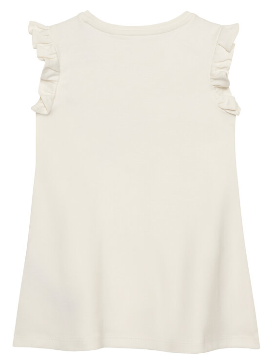 Guess Guess Kasdieninė suknelė K6RK02 KA6W4 Écru Regular Fit