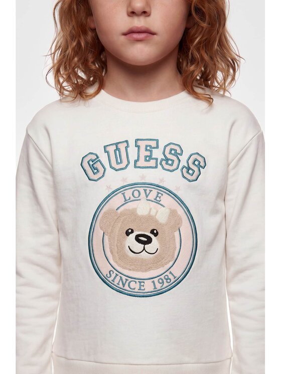 Guess Kids Guess Kids Sukienka codzienna 183734 Beżowy Classic Fit