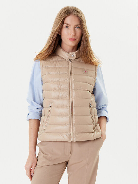 Tommy Hilfiger Vestă Femei, Mărimea: M, Bej, WW0WW45499