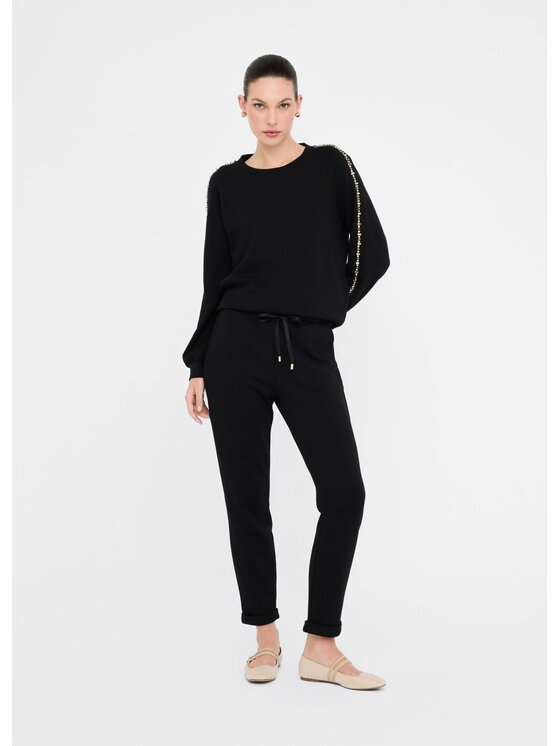 Liu Jo Liu Jo Felpa TF5114FS32122222 Nero Regular Fit