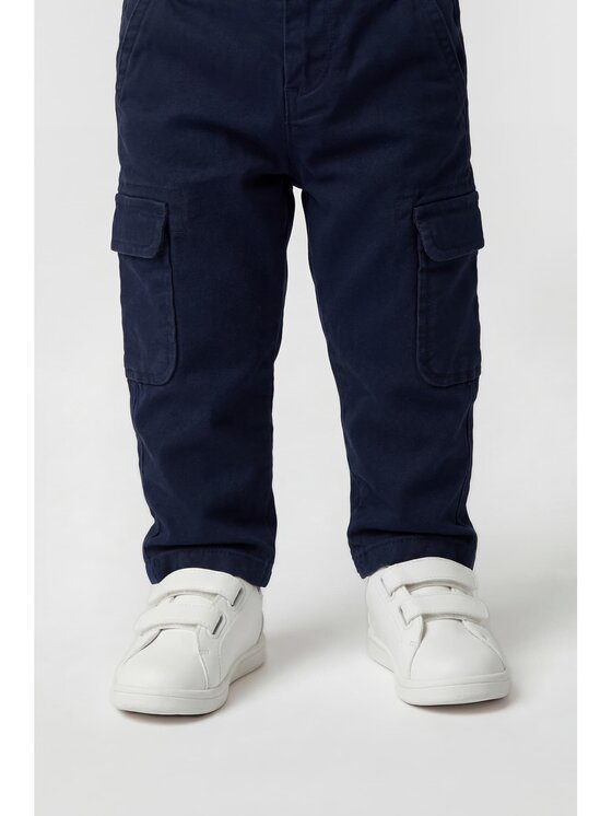 Guess Kids Guess Kids Kalhoty z materiálu 183616 Modrá Regular Fit