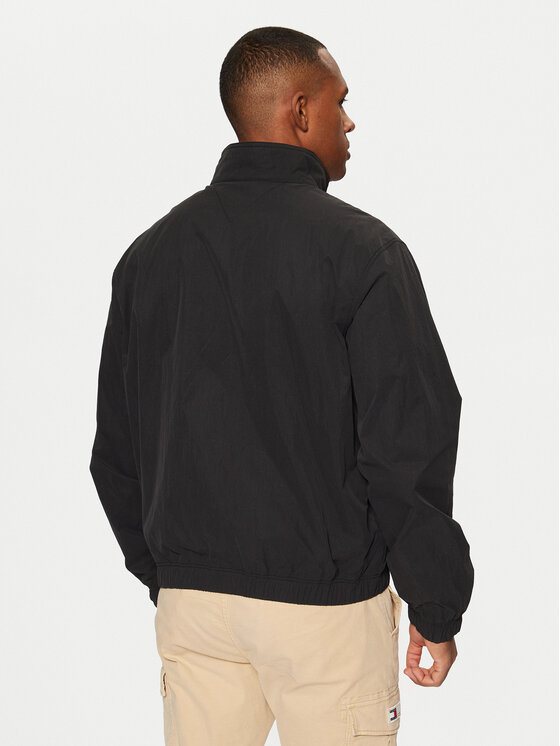 Tommy Jeans Tommy Jeans Bunda pro přechodné období Essential DM0DM20655 Černá Regular Fit