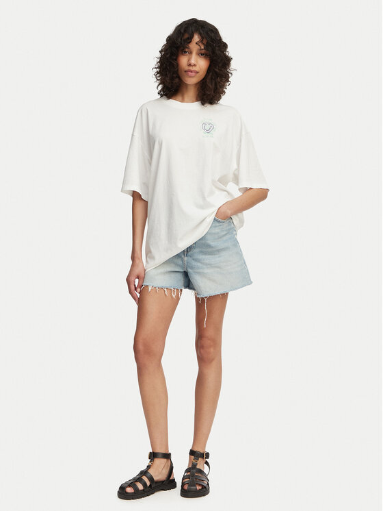HUGO HUGO T-Shirt Tee 50560784 Bílá Oversize