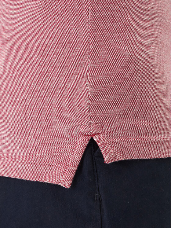 Jack & Jones Jack & Jones Polo Paulos 12136668 Czerwony Slim Fit
