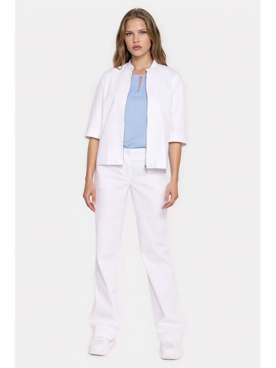 NIFE NIFE Sako Z101 Bílá Modern Relaxed Fit