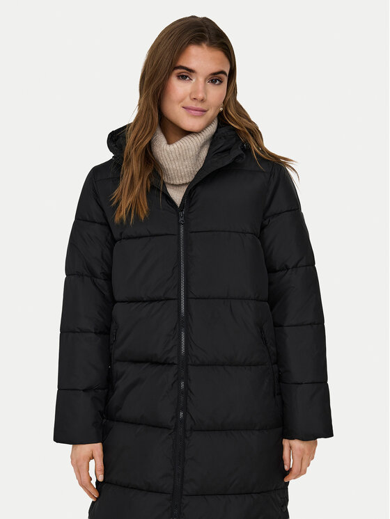 ONLY ONLY Ziemas mētelis Montana 15226559 Melns Relaxed Fit