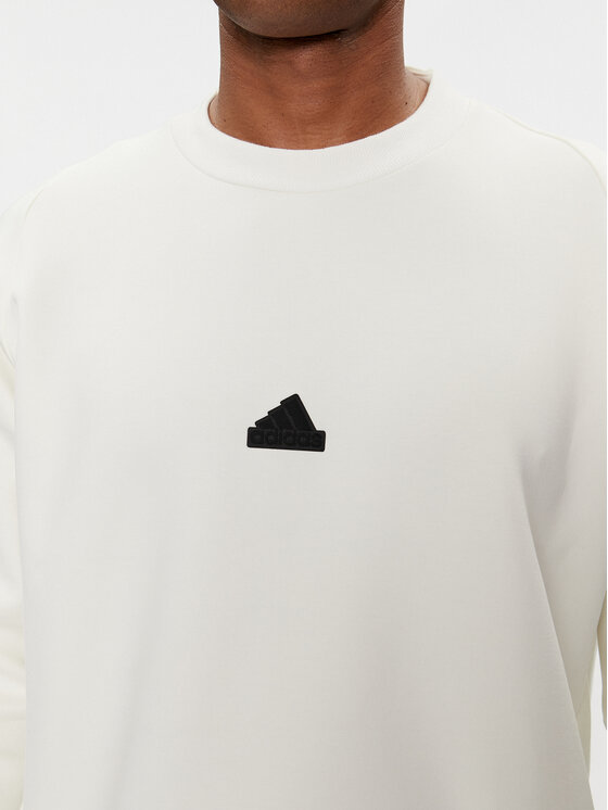 adidas adidas Majica dugih rukava Z.N.E. Premium IN1845 Bijela Loose Fit