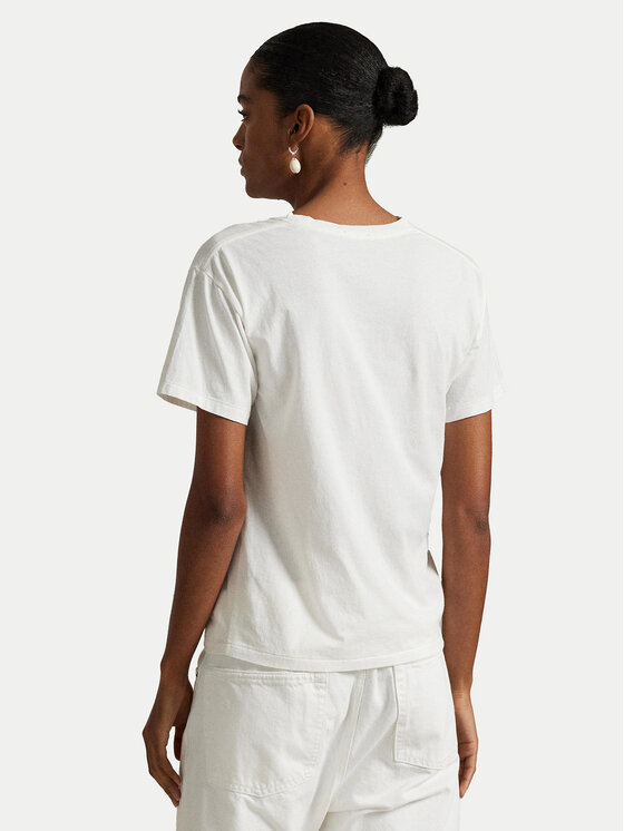 Polo Ralph Lauren Polo Ralph Lauren Tricou 211965107001 Alb Regular Fit