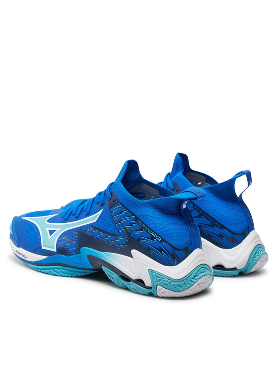 Mizuno Mizuno Zāles apavi Wave Lightning Neo 3 V1GA2402 Zils