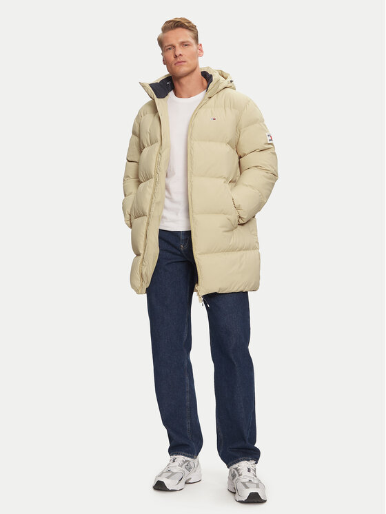 Tommy Jeans Tommy Jeans Pūkinė striukė Essential DM0DM20466 Smėlio Regular Fit