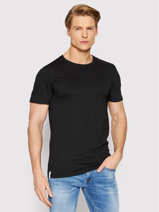 Lacoste Lacoste Komplekt kolmest t-särgist TH3321 Must Slim Fit