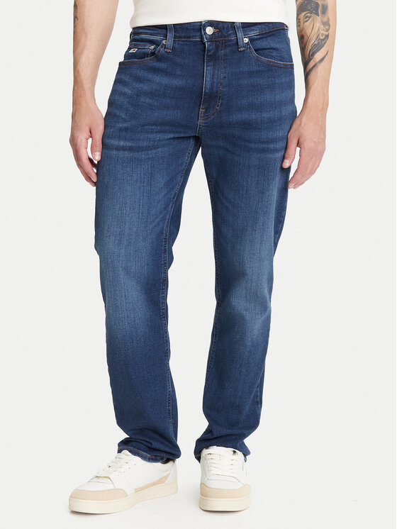 Tommy Jeans Blugi Ryan DM0DM21892 Bleumarin Straight Fit