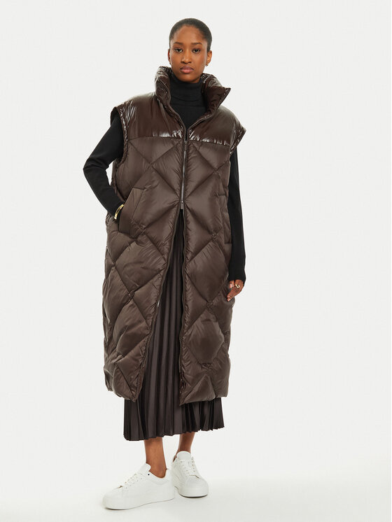 Marella Marella Pernata jakna Amianto 2423496025 Smeđa Regular Fit