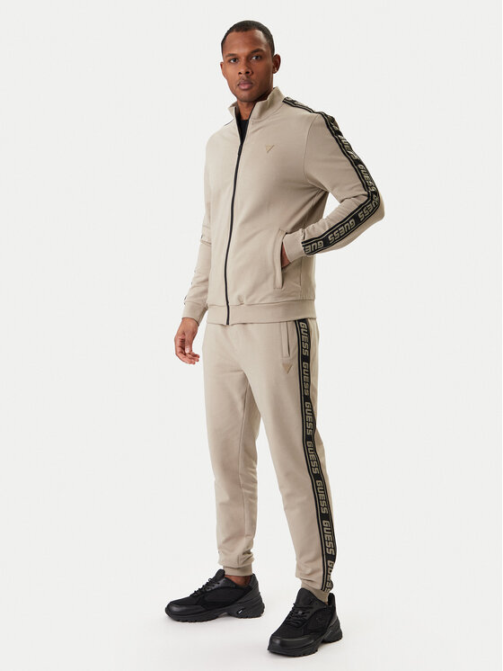 Guess Guess Mikina Z2YQ12 K6ZS1 Béžová Regular Fit