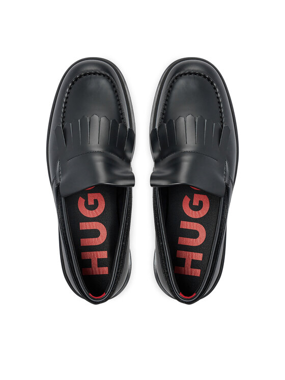HUGO HUGO Loafersy Chaol_Mocc_BO 50522977 Černá
