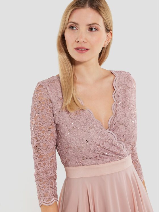 Swing Swing Φόρεμα κοκτέιλ 5AE01600 Ροζ Regular Fit