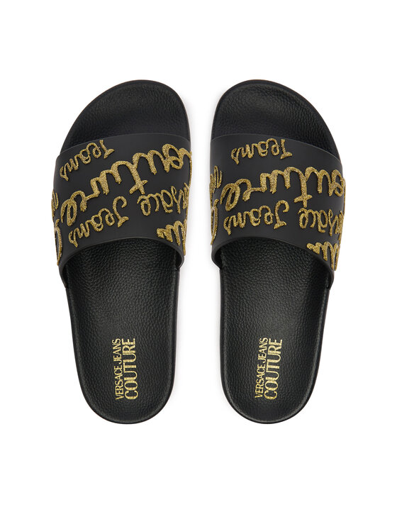 Versace Jeans Couture Versace Jeans Couture Παντόφλες 80VA3SQ1 ZSS79 899 Μαύρο