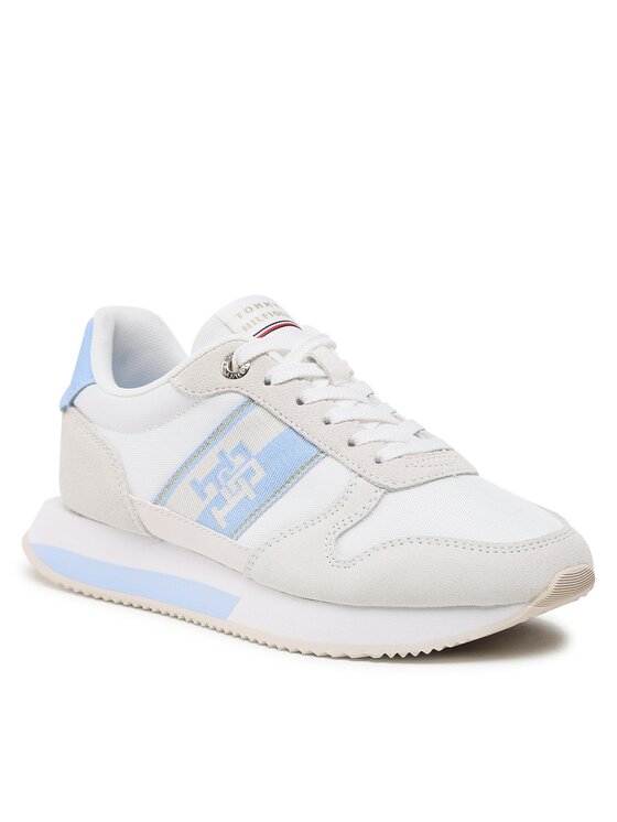Tommy Hilfiger Tommy Hilfiger Sneakersy Runner With Th Webbing FW0FW06948 Niebieski