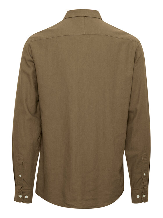 Solid Solid Hemd 21107646 Braun Regular Fit