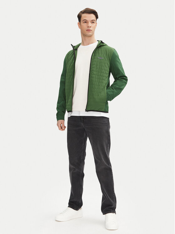 Aeronautica Militare Aeronautica Militare Kurtka przejściowa 251AF498F559 Zielony Regular Fit
