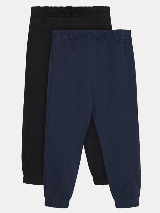 OVS OVS Σετ 2 παντελόνια 1965040 Μαύρο Regular Fit