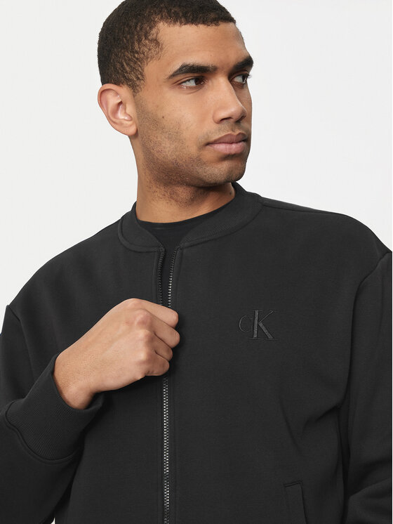 Calvin Klein Jeans Calvin Klein Jeans Sweatshirt Monologo J30J325915 Schwarz Relaxed Fit