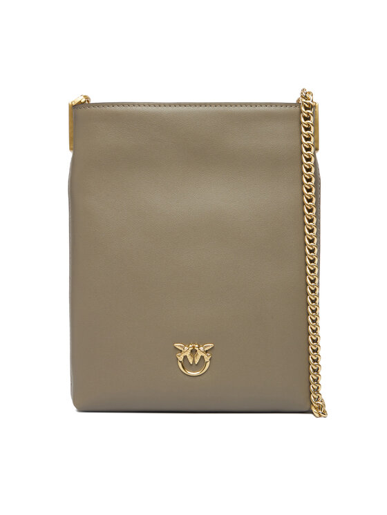 PINKO PINKO Handtasche Flat Satchel AI 25-26 PCPL 105352 A0QO Grau