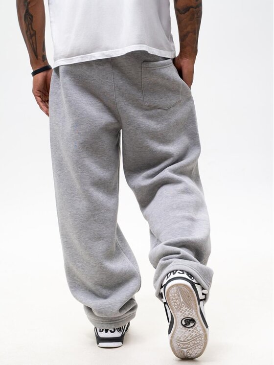 Urban City Urban City Spodnie dresowe Szerokie luźne wiązane streetwear 130778 Szary Baggy Fit