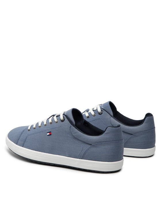 Tommy Hilfiger Tommy Hilfiger Sneakersy Essential Chambray Vulc FM0FM03993 Niebieski