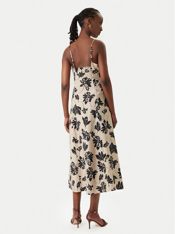 Vero Moda Vero Moda Sukienka letnia Jennifer 10341972 Beżowy Regular Fit